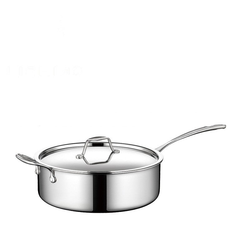 304 Stainless Steel Single Handle Sauce Pot Thick Bottom Milk Pot – Small Non Stick Cooking Pot